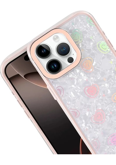 Newface Apple iPhone Uyumlu 14 Pro Max Lumi Desenli Kapak - Pembe Diğer