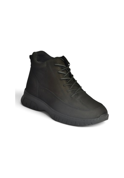 Fox Shoes Z555663401 Siyah Hakiki Deri Nubuk Kadın Bot