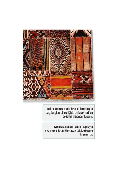 Dekoratif Halı Kaymaz Taban Leke Tutmaz Yıkanabilir Kilim Özel Ölçü Salon Halısı 3046