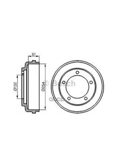 Bosch 0986477048 Arka Kampana Transit T12 93 00 92vb1126aa