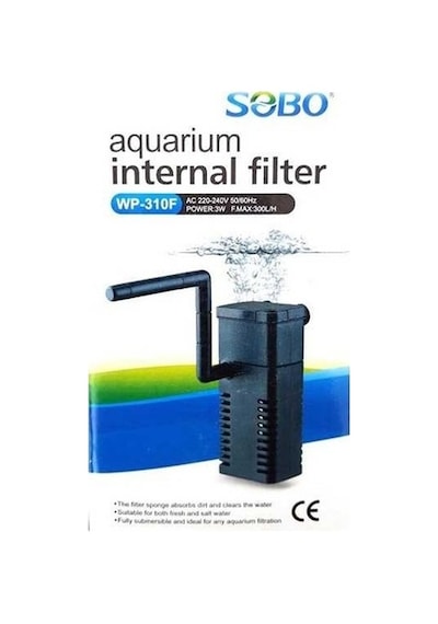Sobo WP-310F Akvaryum Iç Filtre 3W/300 L/h