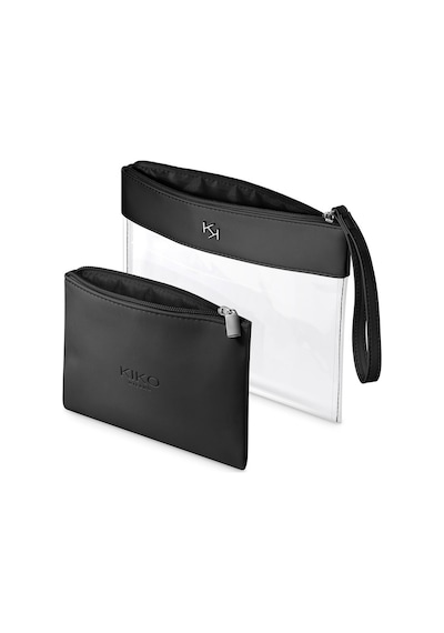Kiko Makyaj Çantası Transparent Beauty Case 001 Black