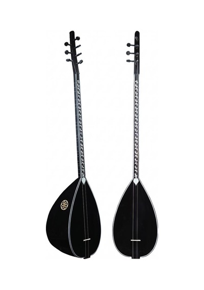 Yonka B-145u Uzun Sap Ceviz Ağacı Siyah Kaliteli Gürgen Sap Saz Bağlama Seti