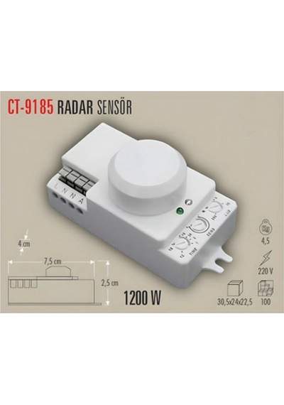 Radar Hareket Sensörü Ct-9185
