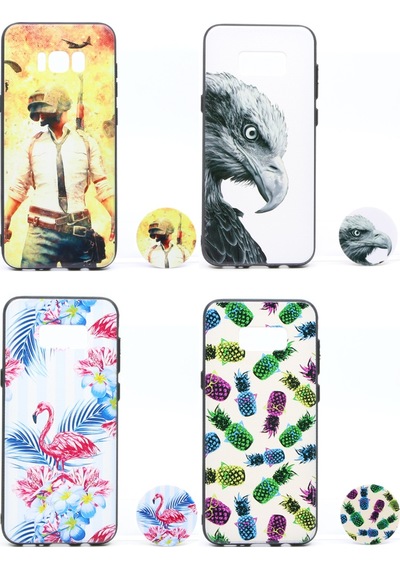 Nettech Samsung Galaxy G955 S8 Plus Uyumlu Desenli Popsocket Seri