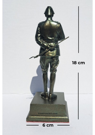 Biblosam Kurmay Albay Atatürk Heykeli Biblo - Küçük Boy 18 Cm