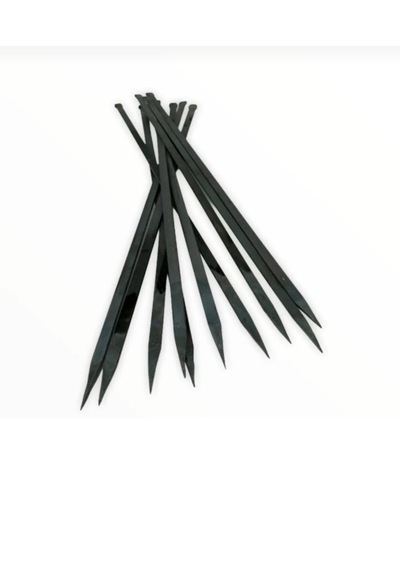 Tavuk Kanat Şişi 5 Adet- Yassı Silme Demir -galvanizsiz Boy 60cm
