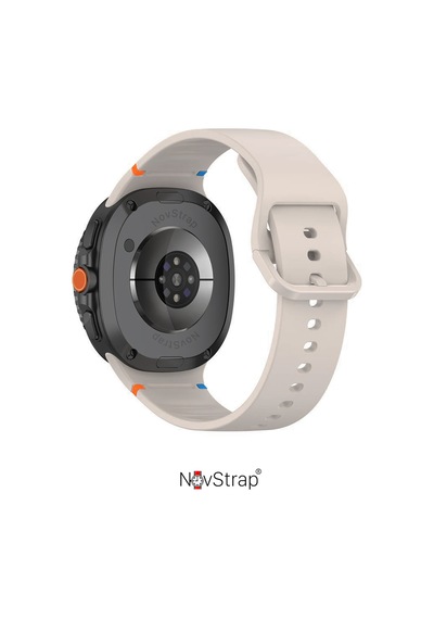 Novstrap Samsung Galaxy Watch 8 40mm 44mm Classic 46mm İle Uyumlu Kordon Lansman Silikon Kayış