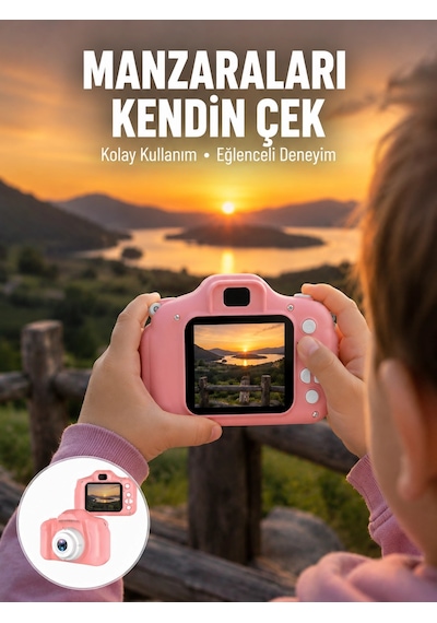 Zenvia Hd Mini Kamera Video Ve Fotoğraf Çekimli Şarj Edilebilir Bataryalı Hafıza Kart Destekli Yeni Nesil Znv2026