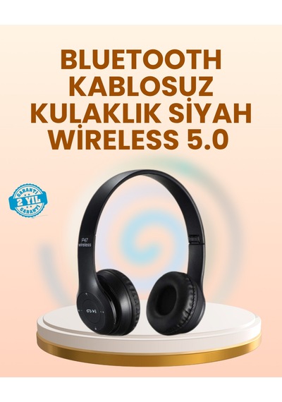 Ayarlanabilir Baş Bandı Ve Yumuşak Kulak Yastıklı Bluetooth Kulaklık