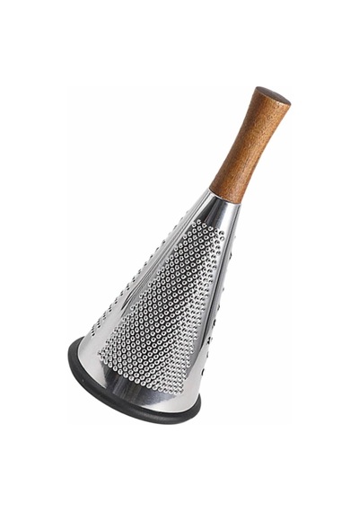 Bambu Saplı Konik Rende 3 Fonksiyonlu Doğrama - 27 Cm Çelik Diğer