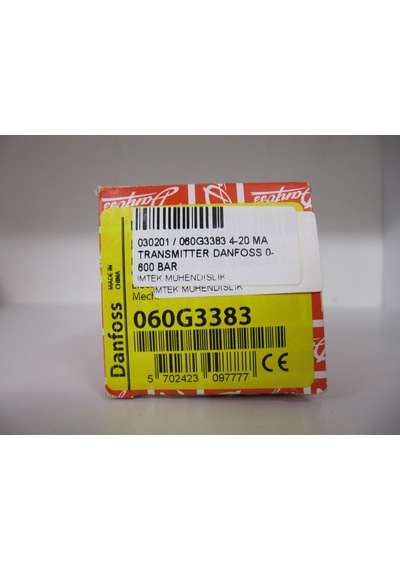 Danfoss 060g3383 Mbs 4050 4-20 Ma 0- 600 Bar Pressure Trasmitter