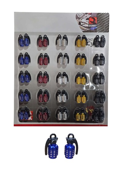 Renkli Sibop Kapağı El Bombası Model Paket 25 Tk-2856 1 Paket 25 Takım