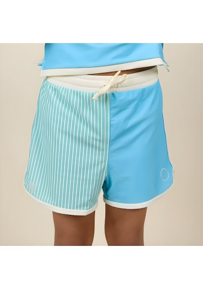 Kietla Uv Korumalı Yüzme Şortu Blue Striped Mavi