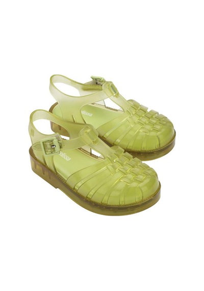 Mini Melissa Bebek Possession Transparan Mint Sandalet-14579 Yeşil