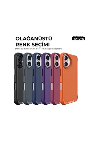 Bix Apple Uyumlu iPhone 16 Plus Vortex Magsafe Kılıf Stand Özellikli 3x Korumalı Mikro Fiber İç Yüzey Lacivert Lacivert Bix Apple Uyumlu iPhone 16 Plus Vortex Magsafe Kılıf Stand Özellikli 3x Korumalı Mikro Fiber İç Yüzey Lacivert Lacivert