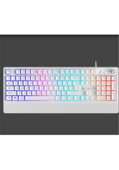 Gameagle Ge2008 Frost Blade Rgb Membran Beyaz Oyuncu Klavyesi