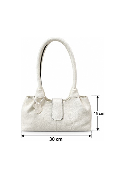 Levano Leather Kadın Beyaz Premium Hakiki Dana Derisi Krokodil Desenli Omuz Çantası Fermuarlı Şık Günlük Baget El Çantası 30x15 Cm Beyaz Levano Leather Kadın Beyaz Premium Hakiki Dana Derisi Krokodil Desenli Omuz Çantası Fermuarlı Şık Günlük Baget El Çantası 30x15 Cm Beyaz