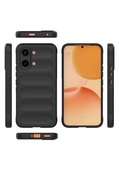 Xiaomi Poco X8 Pro Max Kılıf Kamera Korumalı Leke Tutmaz Tasarımlı Darbe Emici Yumuşak Pürüzsüz Silikon Siyah