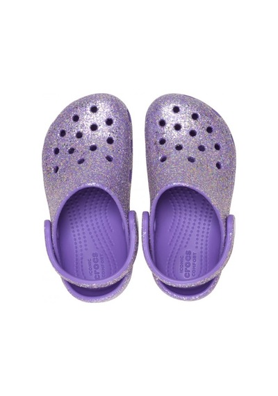 Crocs Classic Fantasy Glitter Clog T Terlik Sandalet 212562 510 Mor