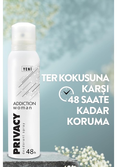 Prıvacy Addiction Woman Deodorant, 150 Mililitre Sku: Smg8690010406897
