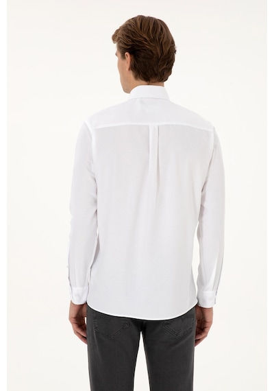 U.s. Polo Assn. Erkek Basic Gömlek 2225434 Beyaz U.s. Polo Assn. Erkek Basic Gömlek 2225434 Beyaz