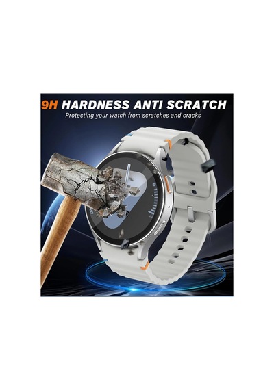 Samsung Galaxy Uyumlu  Watch 8 Classic 46mm Kolay Uygulama Aparatlı Cam Ekran Koruyucu