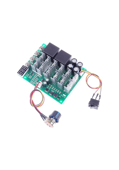 DC 10V-55V 60A 3000W  Ekranlı PWM Motor Sürücü