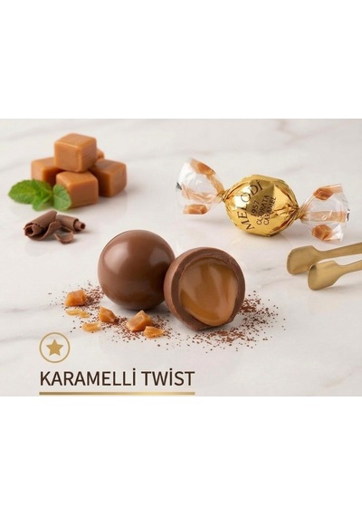 Melodi Çikolata Karamel Aromalı Twist 500g