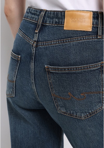 Colins Straight Fit Kadın İndigo Jean Pantolon Cl1077360 Q1.v1 Dn44649 Denim