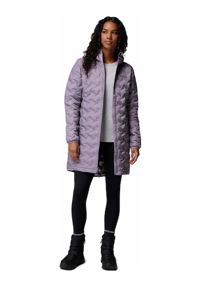 Columbia Wk0440 Delta Ridge Ii Long Down Jacket Kadın Mont-30858 Mor