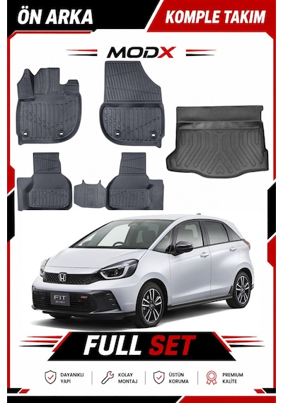 Volkswagen Bora 2001 Model 5d Havuzlu Paspas + 3d Bagaj Havuzu Premıum A+