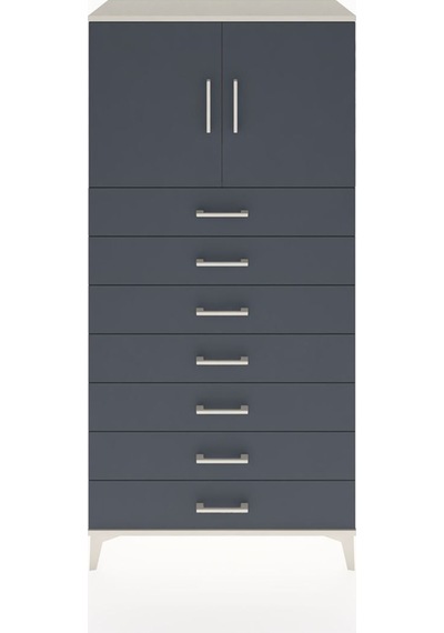 Hyperion Dolap Tek Raflı 7 Çekmeceli 2 Kapaklı 88x44x182 Ayta... Aytaşı