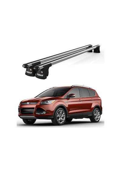 Trio-ı Ford Kuga 2012 Ve Sonrası Uyumlu Kilitli Ara Atkı 120cm Port Bagaj Tavan Barı