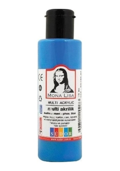 Südor Monalisa Multi Akrilik Boya Fosforlu Mavi 70Ml