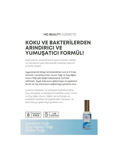 Md Beauty Ayak Kokusu Önleyici Krem 50 ML
