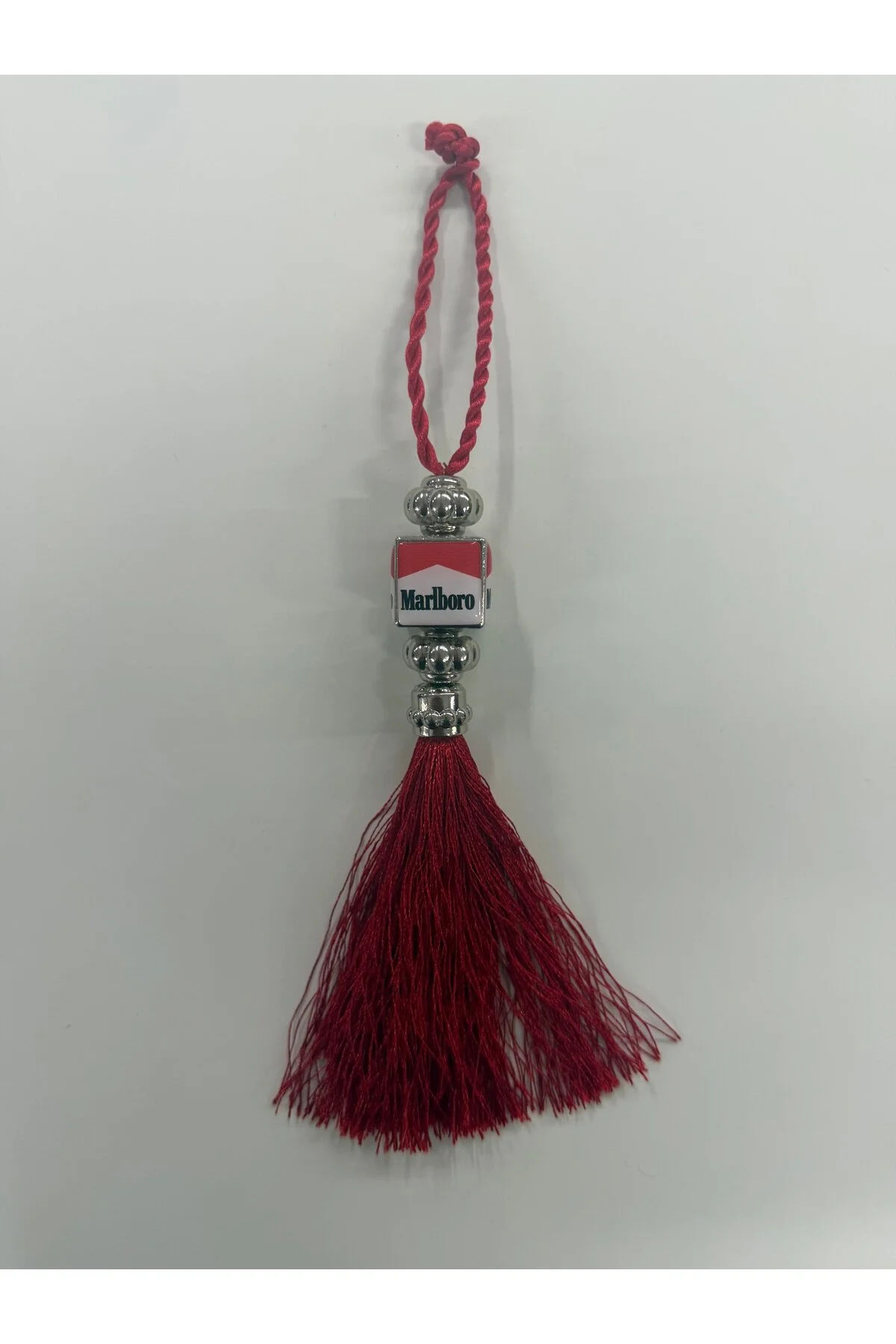 Oto İç Dikiz Ayna Püskülü Kırmızı