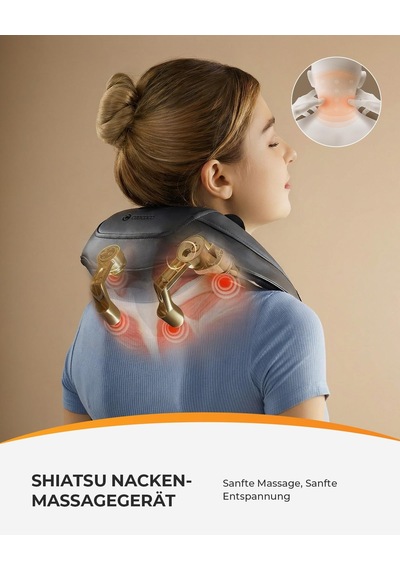 Uzaktan Kumandalı Ve Isıtmalı Coococo Kablosuz Boyun Masaj Cihazı, Eller Serbest Shiatsu Omuz Masajı, Boyun Sırt Omuz İçin Şarj Edilebilir Sırt Masajı, Ofis Seyahati, Hediyeler Uzaktan Kumandalı Ve Isıtmalı Coococo Kablosuz Boyun Masaj Cihazı, Eller Serbest Shiatsu Omuz Masajı, Boyun Sırt Omuz İçin Şarj Edilebilir Sırt Masajı, Ofis Seyahati, Hediyeler