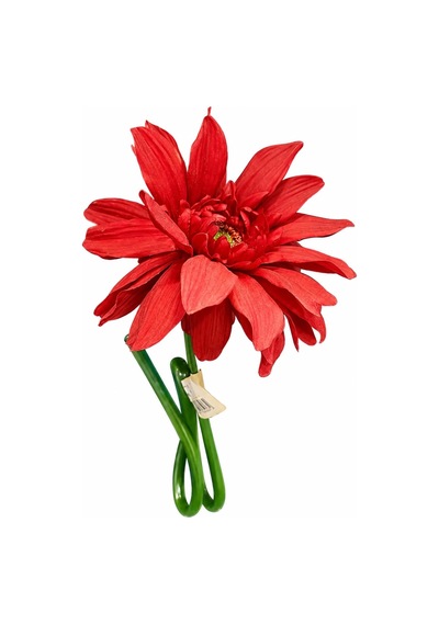 Kırmızı Gerbera Yapay Çiçek, 63 Cm, Tek Dal, Dekoratif Süsleme, İpek Kumaş Diğer