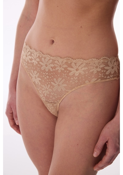 Penti  Bej Lace Dantel Slip Külot