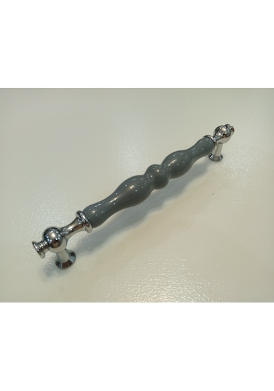 Rustik Porselen Gri Mobilya Dolap Kulp 160 Mm