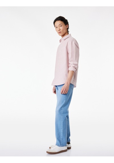 Koton Normal Bel Pamuklu Straight Fit Jean Pantolon - Mark Jean Orta İndigo 6sam40208nd