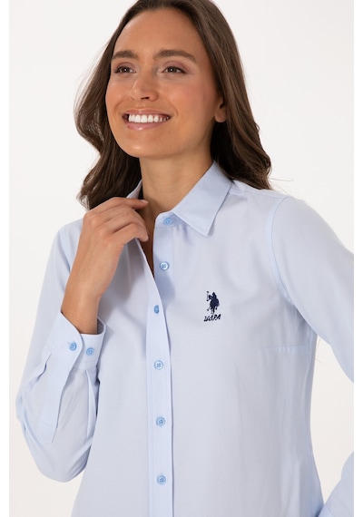 U.s. Polo Assn. Kadın Açık Mavi Gömlek Basic 50307990-vr003 Acık Mavı