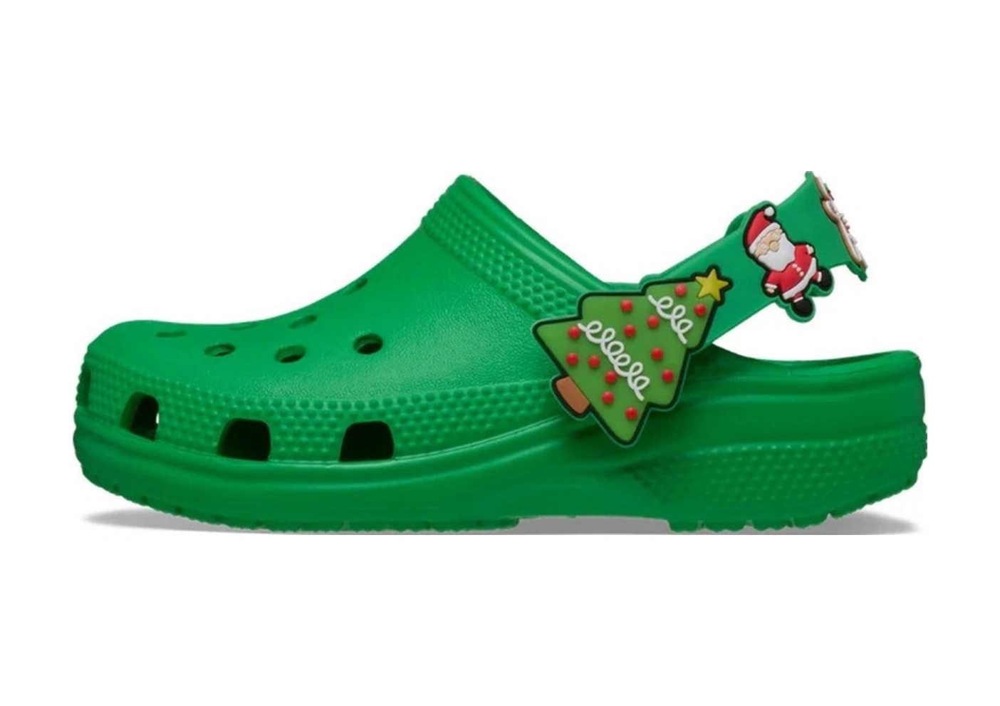 Crocs Classic Clog T Holiday Icons Işıklı Yeşil Çocuk Terlik-10867 Yeşil