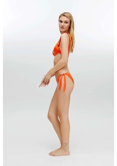 U.S. Polo Assn. Kadın Turuncu Bikini Takım