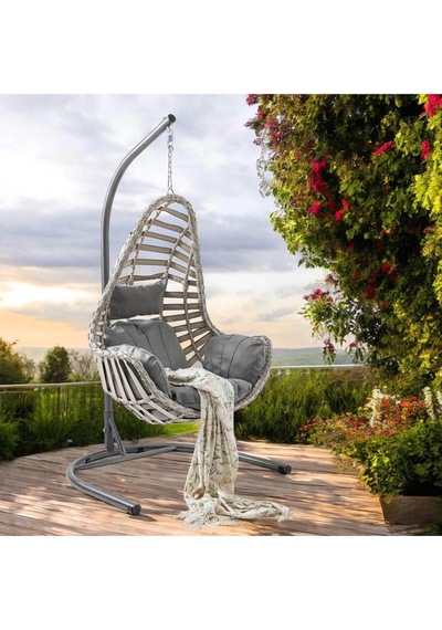 Gardenya Bahçe Capri Swing Milas Rattan Bahçe Ve Balkon Salıncağı Beyaz Gardenya Bahçe Capri Swing Milas Rattan Bahçe Ve Balkon Salıncağı Beyaz