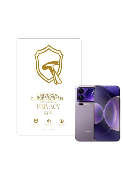 Microcase Xiaomi 17 Pro Max İle Uyumlu Privacy Gizlilik Filtreli Hayalet Nano Ekran Koruyucu-ekm110