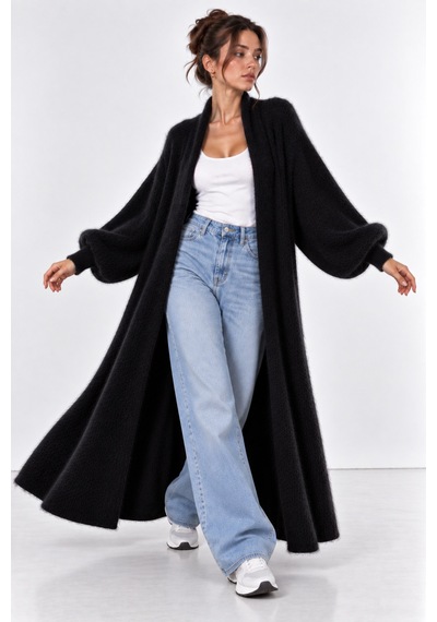 Agd Collection Alya Hırka Siyah Siyah