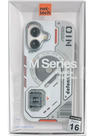 Nettech Apple Uyumlu iPhone 16 Nt-n043 Arka Koruma Kılıf - Gri Gri