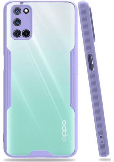 Oppo A72 Tam Korumali Renkli Kenarli Parfe Kilif 521955708